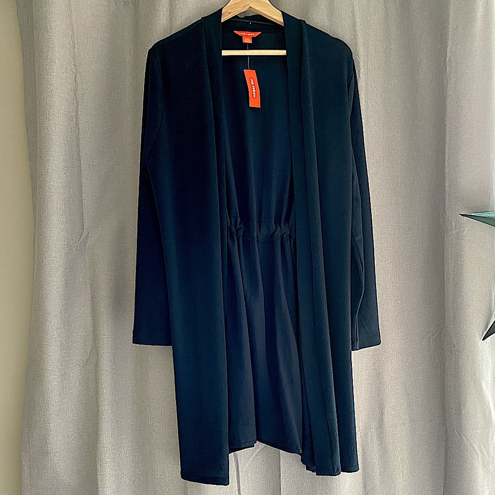 Joe Fresh Long Cardigan Navy NWT Large